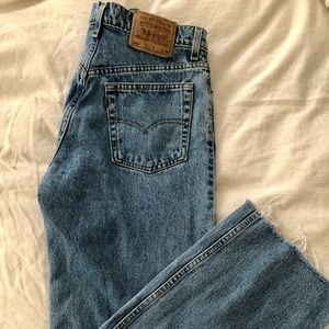 Vintage high rise Levi’s wide leg